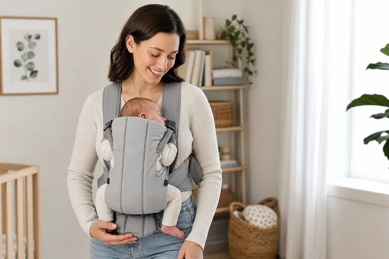 BabyBjorn Baby Carrier Mini baby travel and nursery gear scene