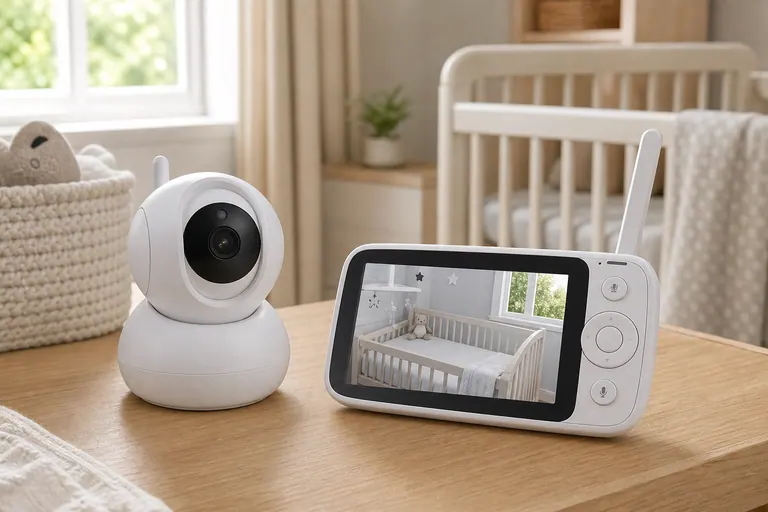 Infant Optics DXR-8 PRO Monitor baby travel and nursery gear scene