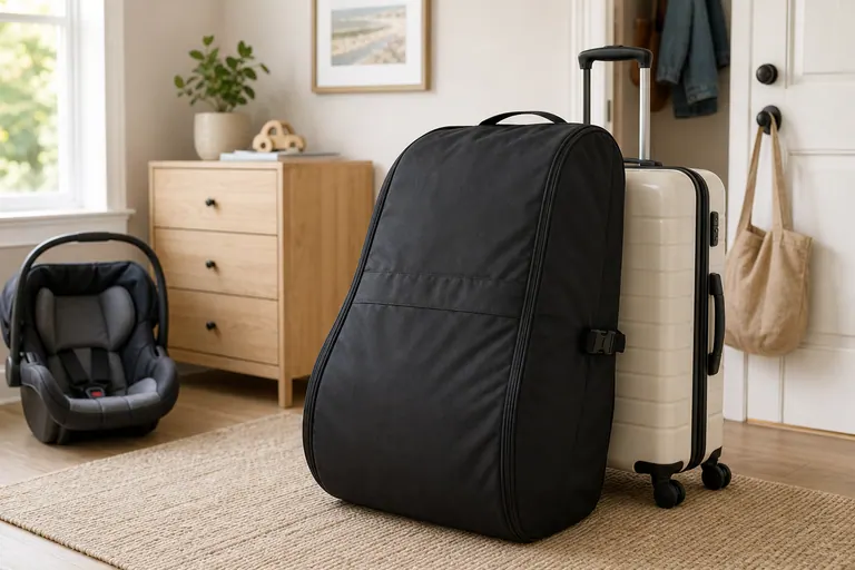 JL Childress Car Seat Travel Bag baby travel and nursery gear scene