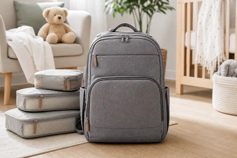 Skip Hop Forma Diaper Backpack baby travel and nursery gear scene